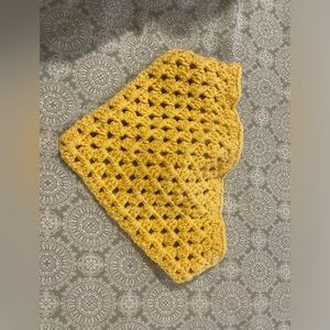 Homemade crochet bandana